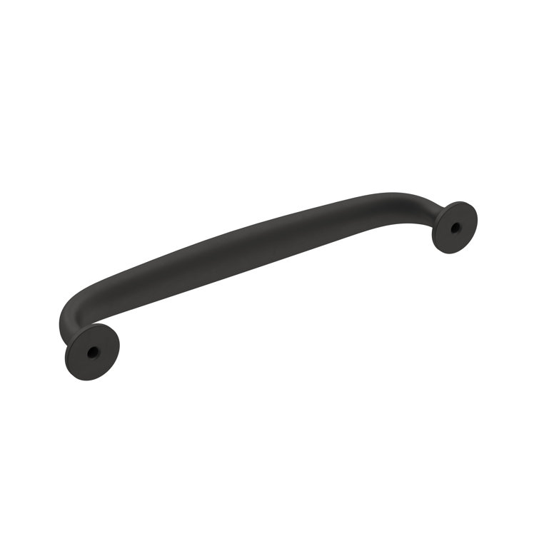Matte Black Traditional Cabinet Bar Pull with Mounting Hardware