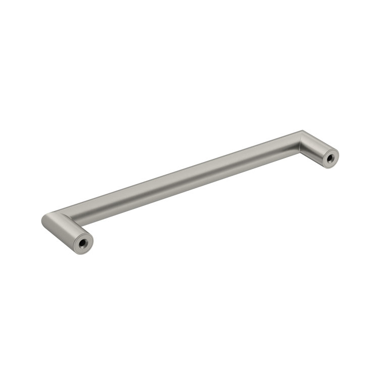 Satin Nickel Brushed Modern Industrial Bar Pull