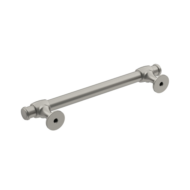 Satin Nickel 5-1/16" Traditional Cabinet Bar Pull with Mounting Hardware