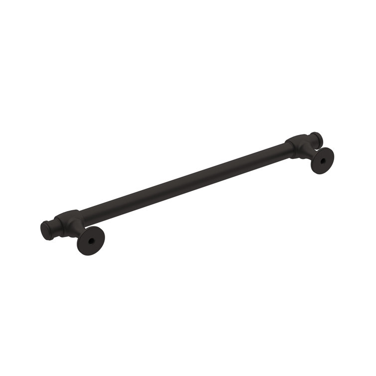 Matte Black Traditional Cabinet Drawer Pull with Mounting Hardware