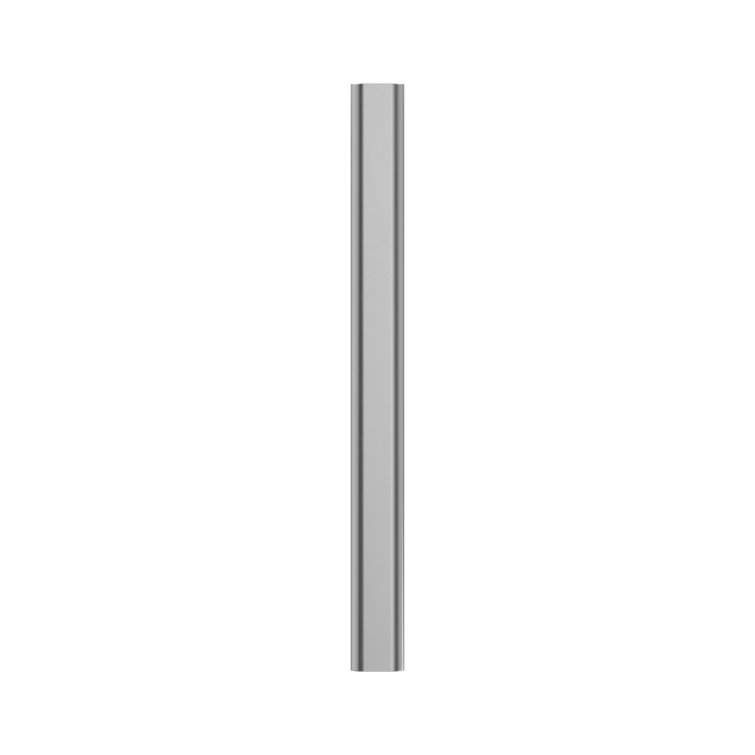 Polished Chrome Modern Bar Cabinet Pull with Mounting Hardware