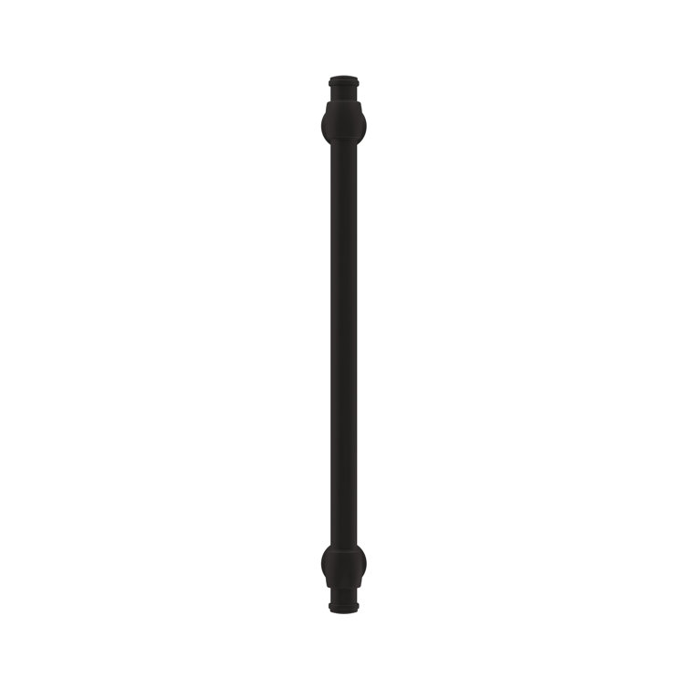 Matte Black Traditional Cabinet Drawer Pull with Mounting Hardware