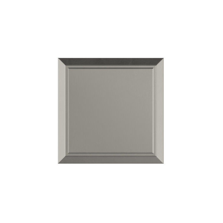 Satin Nickel Square Cabinet Knob with Mounting Hardware