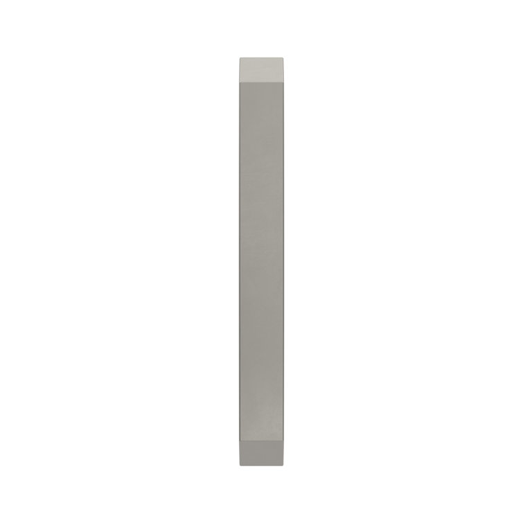 Brushed Nickel Modern Cabinet and Drawer Pull with Mounting Hardware