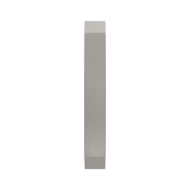 Brushed Nickel Modern Cabinet and Drawer Pull with Mounting Hardware