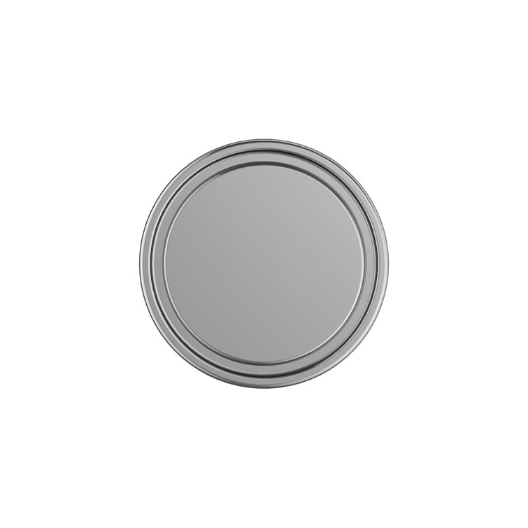 Polished Chrome Round Cabinet Knob with Mounting Hardware