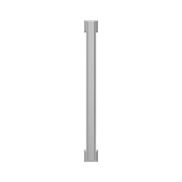 Polished Chrome 10-1/16" Cabinet Bar Pull with Mounting Hardware