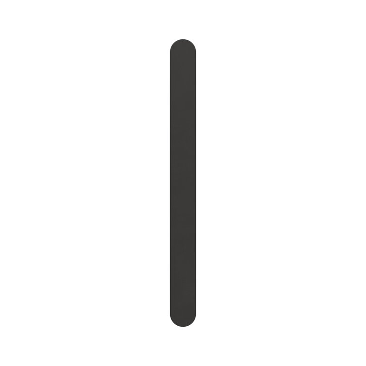Matte Black Modern Bar Cabinet Pull with Mounting Hardware