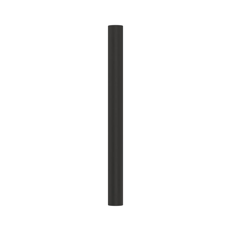 Matte Black Steel Modern Bar Pull with Mounting Hardware
