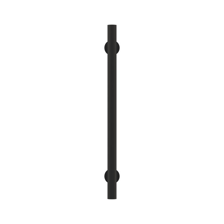 Matte Black Modern Cabinet Drawer Pull with Mounting Hardware