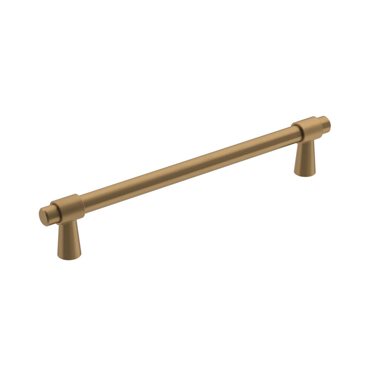 Champagne Bronze 6-5/16" Modern Bar Pull with Mounting Hardware
