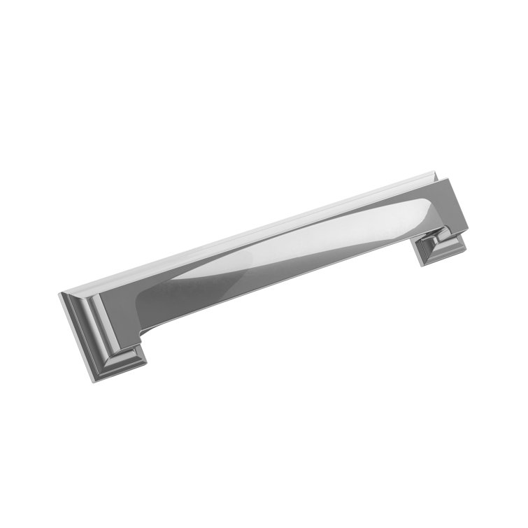 Polished Chrome Traditional Cup Pull with Mounting Hardware