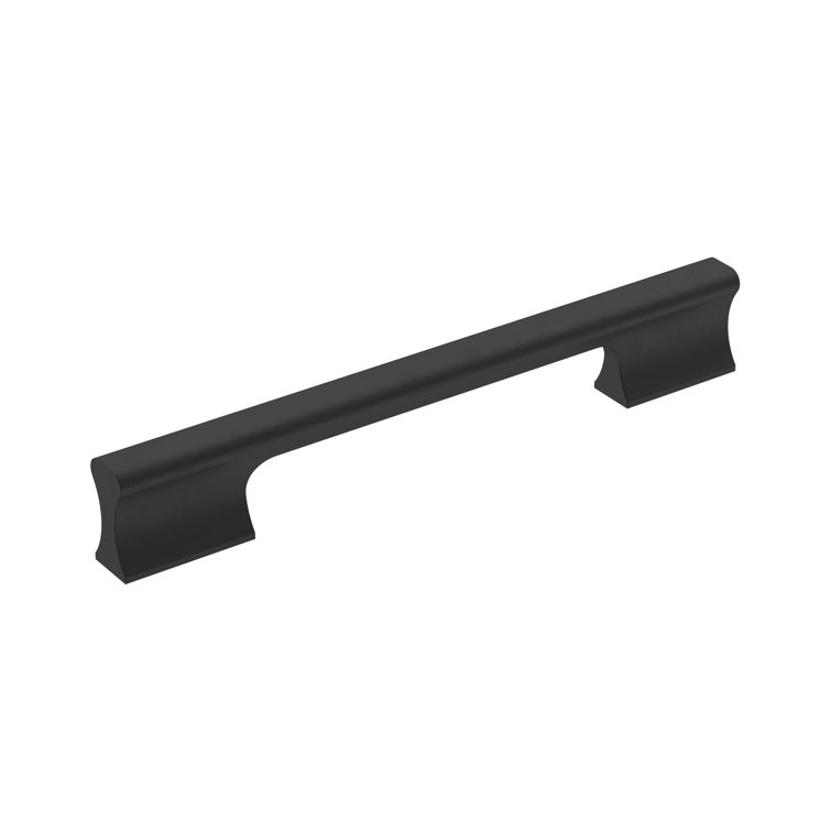 Matte Black Aluminum Modern Cabinet Bar Pull with Mounting Hardware