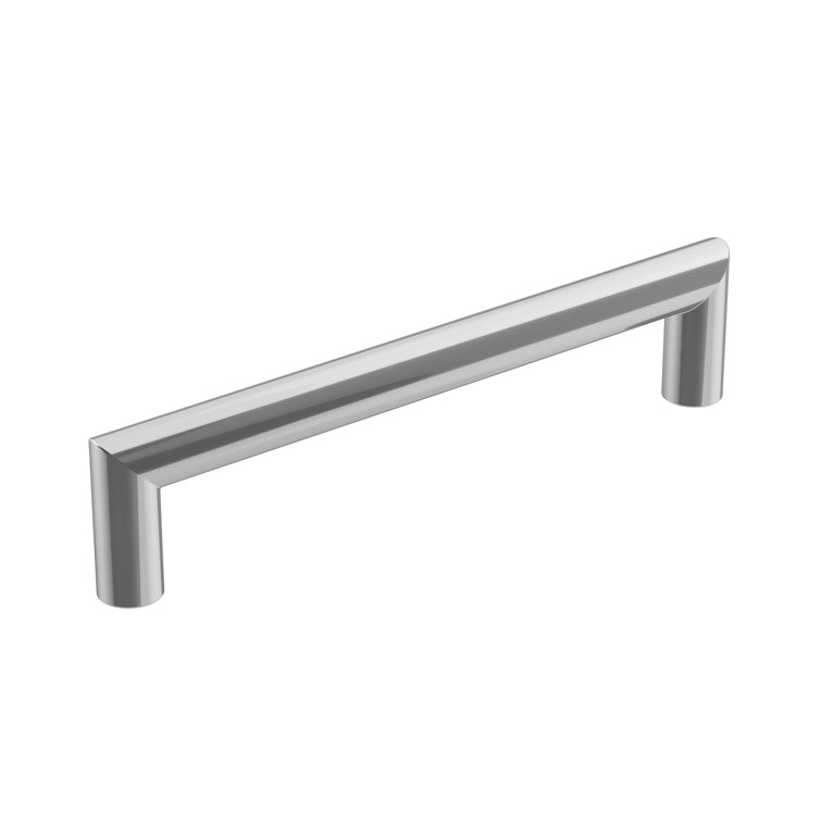 Polished Chrome Modern Industrial Cabinet Bar Pull