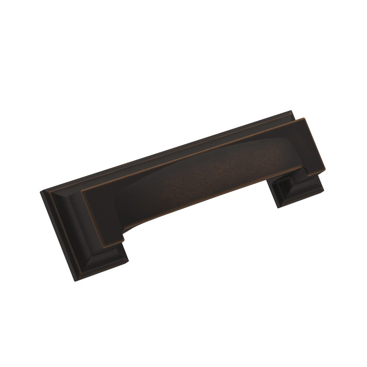 Oil Rubbed Bronze Traditional Cup Pull with Mounting Hardware