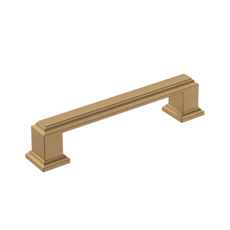 Champagne Bronze Traditional Bar Cabinet Pull with Mounting Hardware