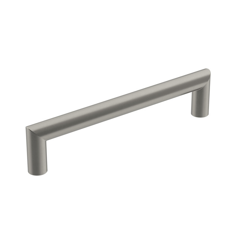 Satin Nickel Brushed Modern Industrial Bar Pull