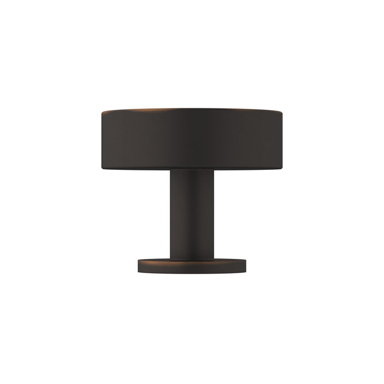 Modern Oil-Rubbed Bronze Round Cabinet Knob with Mounting Hardware