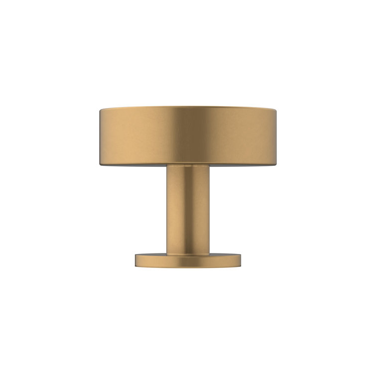 Champagne Bronze Round Cabinet Knob with Mounting Hardware