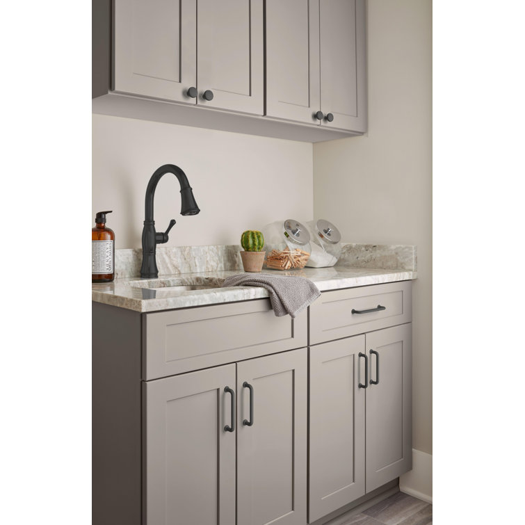 Matte Black 5-1/16" Center-to-Center Arch Cabinet Pull