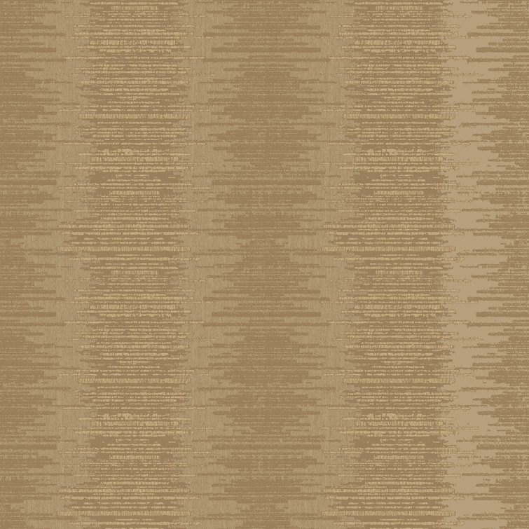 Metallic FX Layered Stripe 33' L x 21" W Wallpaper Roll