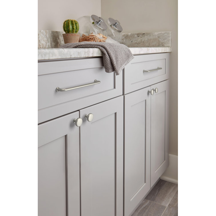 Satin Nickel Brushed Cabinet Bar Pull with Mounting Hardware