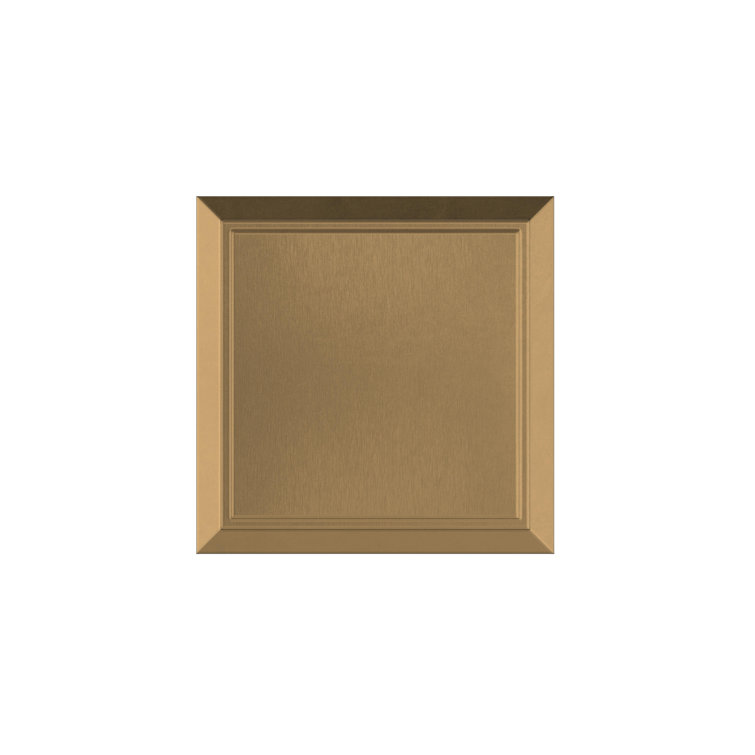 Champagne Bronze Square Cabinet Knob with Mounting Hardware