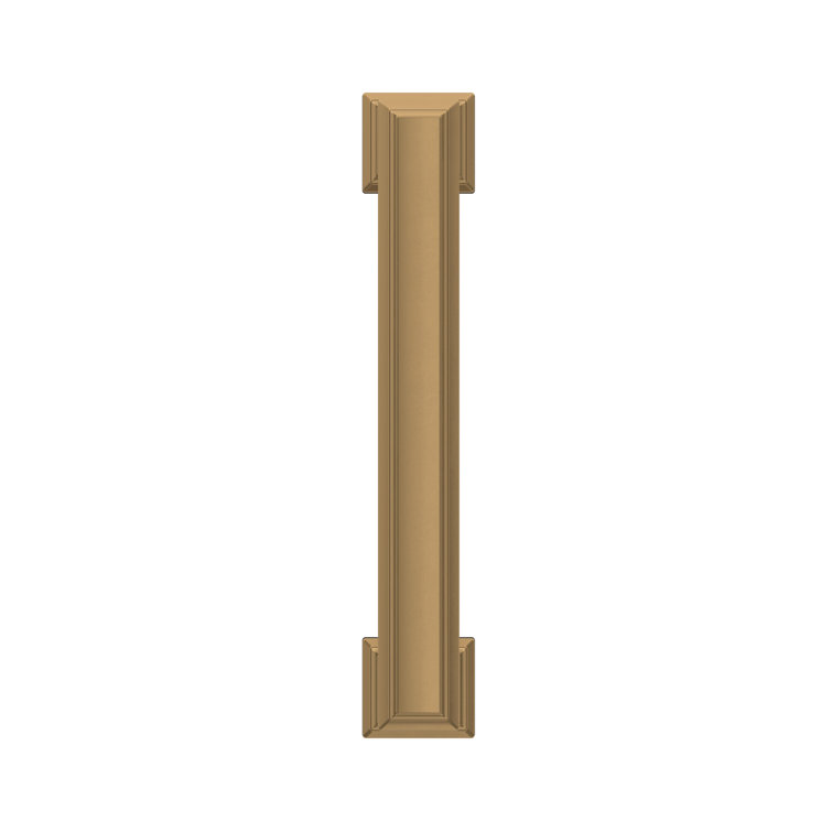 Champagne Bronze Traditional Bar Cabinet Pull with Mounting Hardware