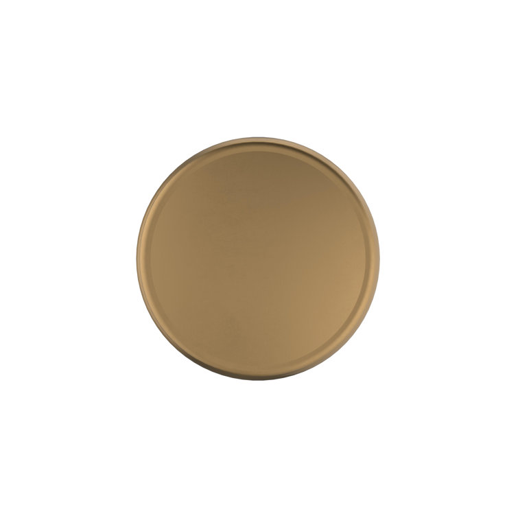 Champagne Bronze Round Cabinet Knob with Mounting Hardware