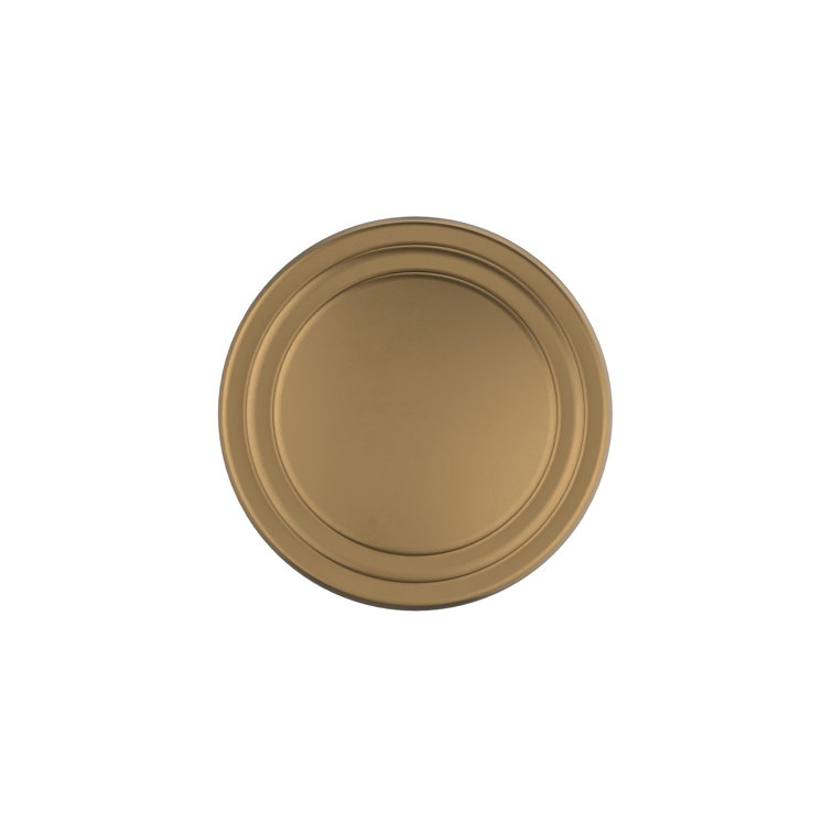 Champagne Bronze Round Cabinet Knob with Mounting Hardware
