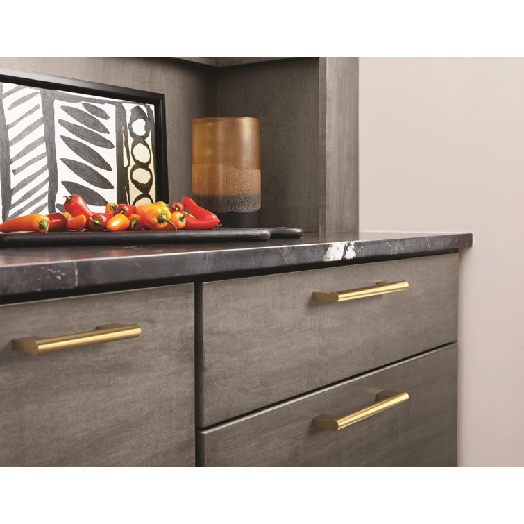 Champagne Bronze 8-13/16" Modern Bar Cabinet Pull