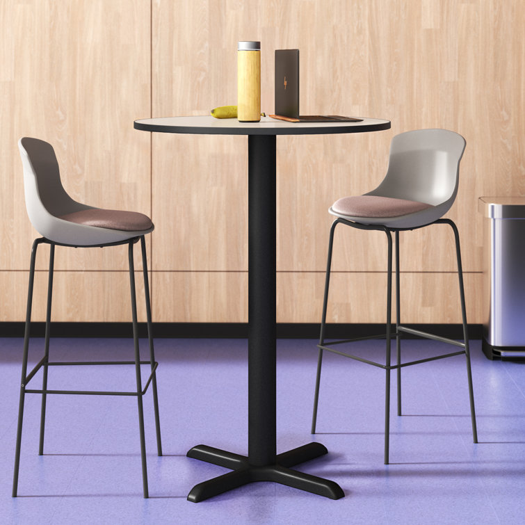 Carmine Cherry & Maple 42" Round Wood Cafe Table