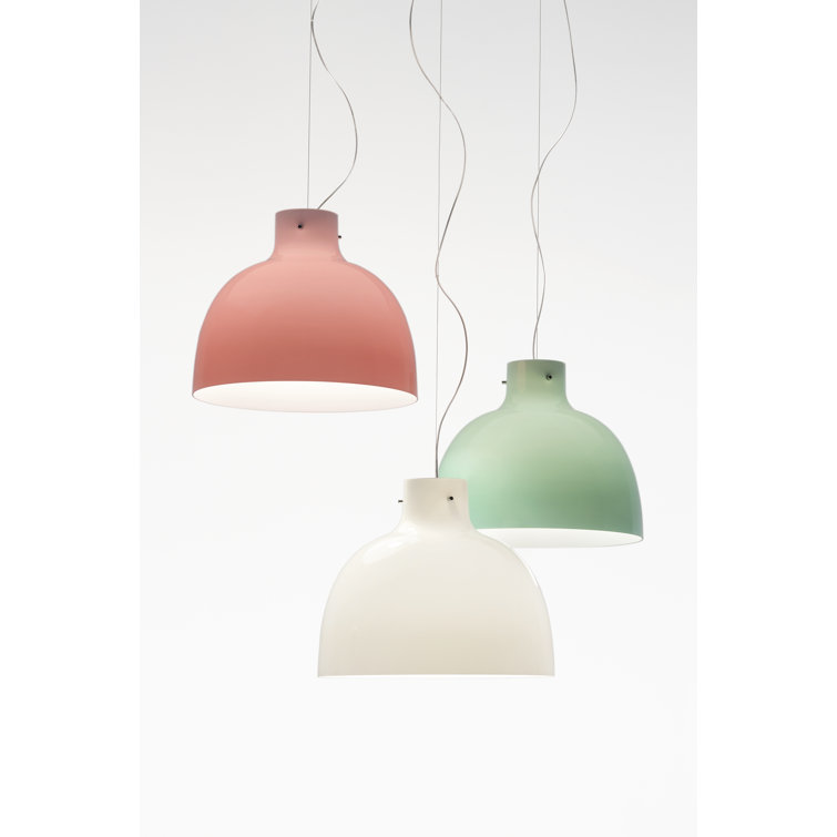 Bellissima Matte White LED Pendant Bowl Light