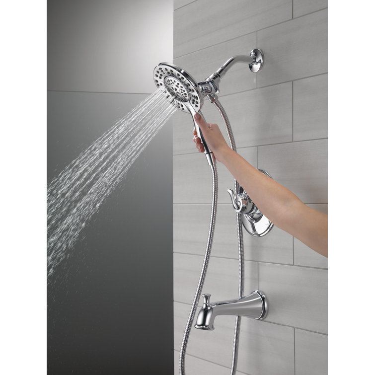 Chrome Multi-Function Handheld Wall Mounted Shower System