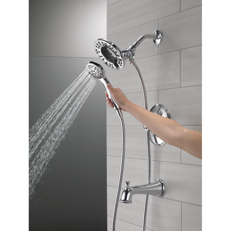 Chrome Multi-Function Handheld Wall Mounted Shower System