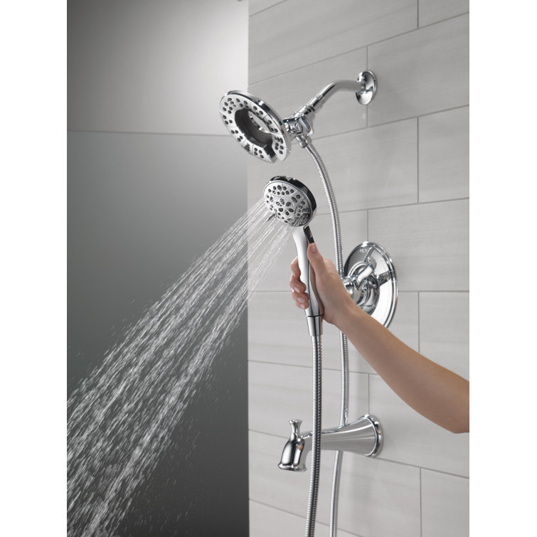 Chrome Multi-Function Handheld Wall Mounted Shower System
