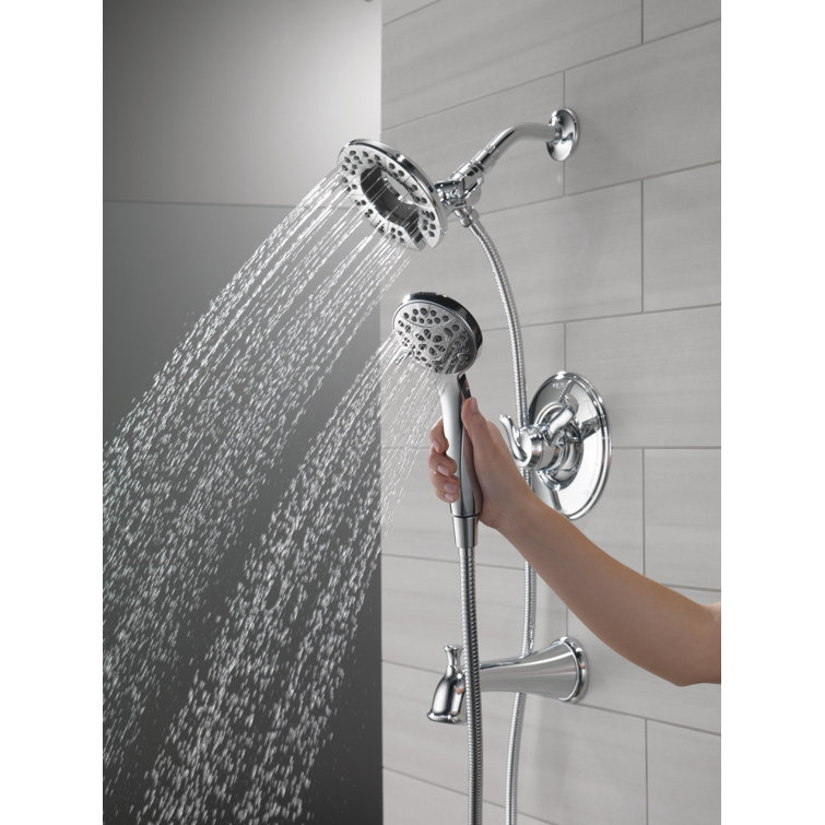 Chrome Multi-Function Handheld Wall Mounted Shower System