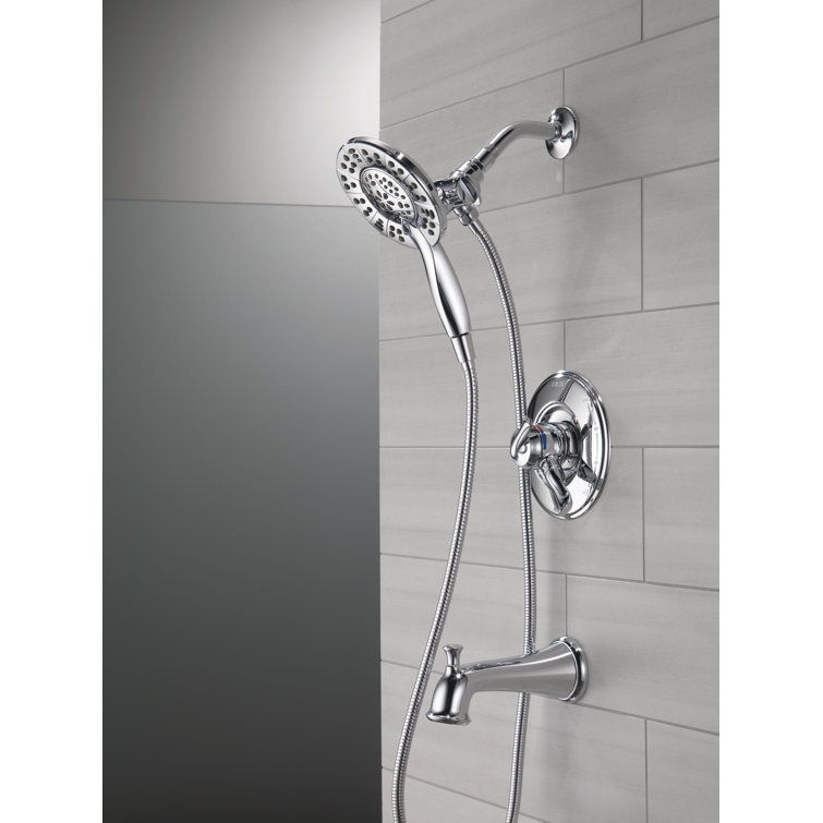 Chrome Multi-Function Handheld Wall Mounted Shower System