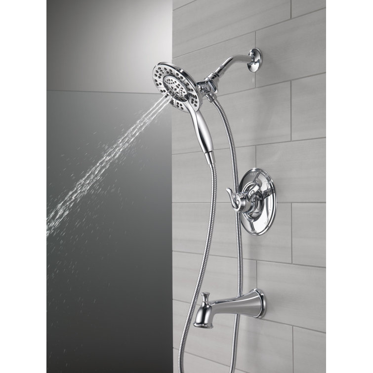 Chrome Multi-Function Handheld Wall Mounted Shower System