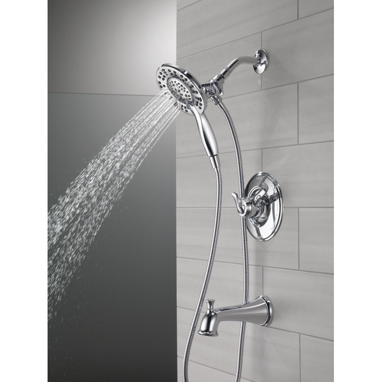 Chrome Multi-Function Handheld Wall Mounted Shower System