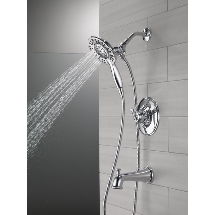 Chrome Multi-Function Handheld Wall Mounted Shower System