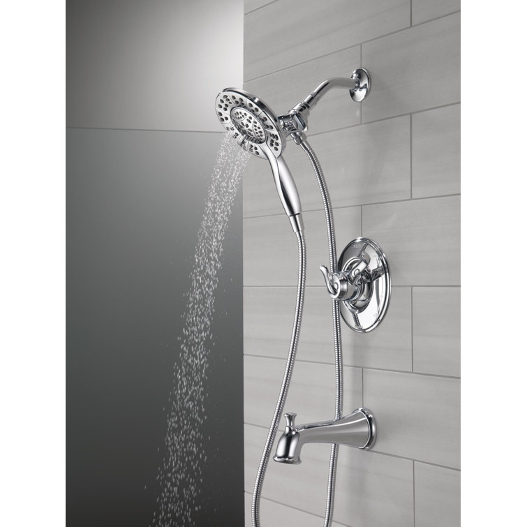 Chrome Multi-Function Handheld Wall Mounted Shower System