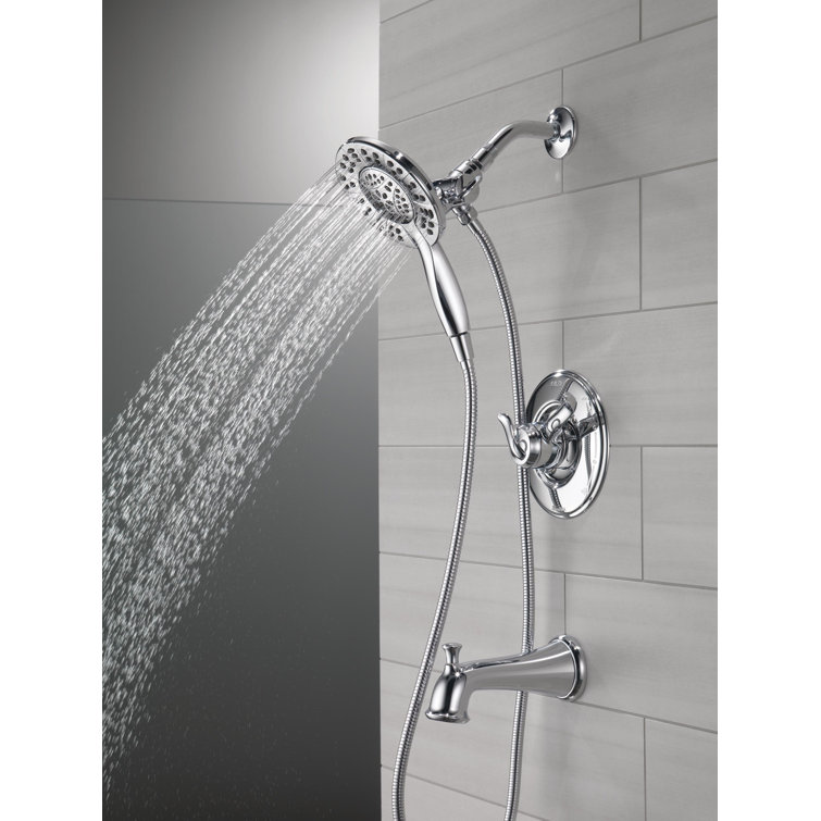 Chrome Multi-Function Handheld Wall Mounted Shower System