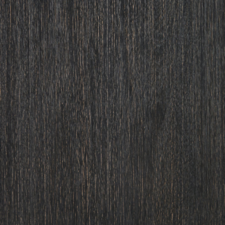 Transitional Black Upholstered Wood Side Chair