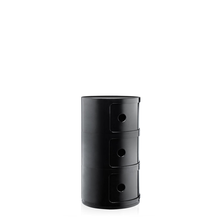 Componibili 32cm Classic Black Modular Storage Unit