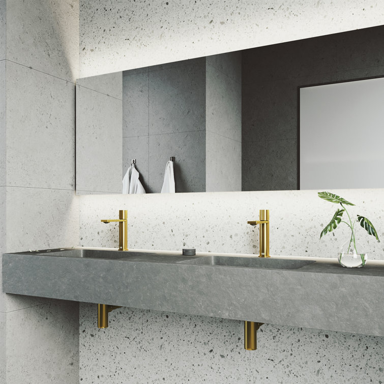 Elegant Single-Handle Matte Gold Bathroom Faucet