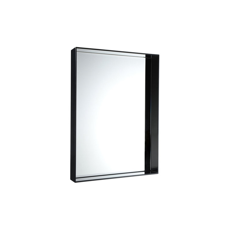 Starck's Glossy Black Full-Length Rectangular Mirror