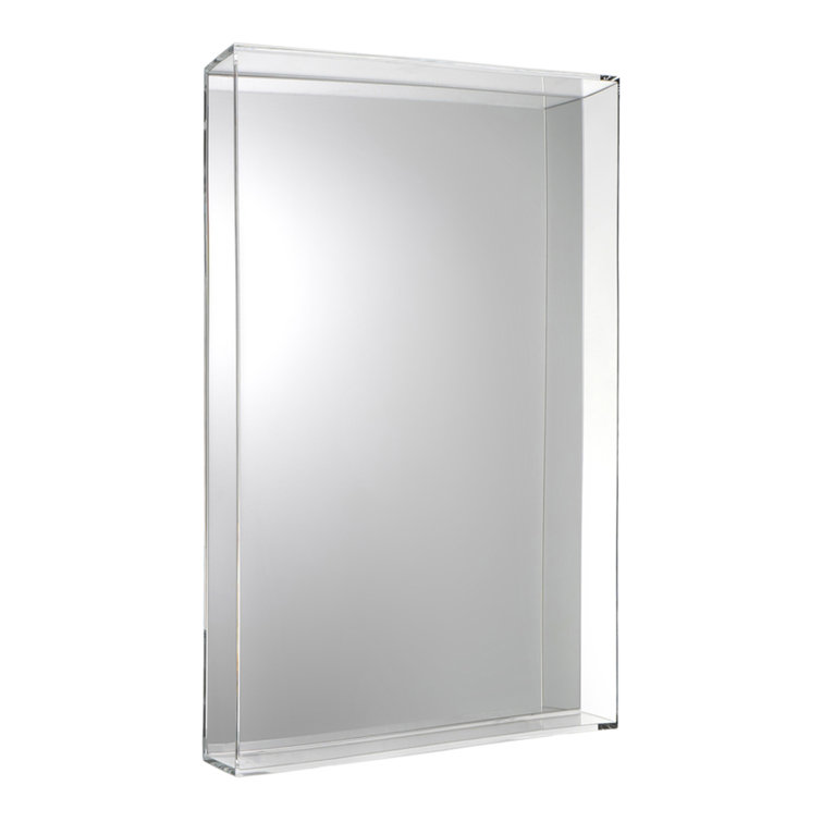 Starck's Glossy Black Full-Length Rectangular Mirror