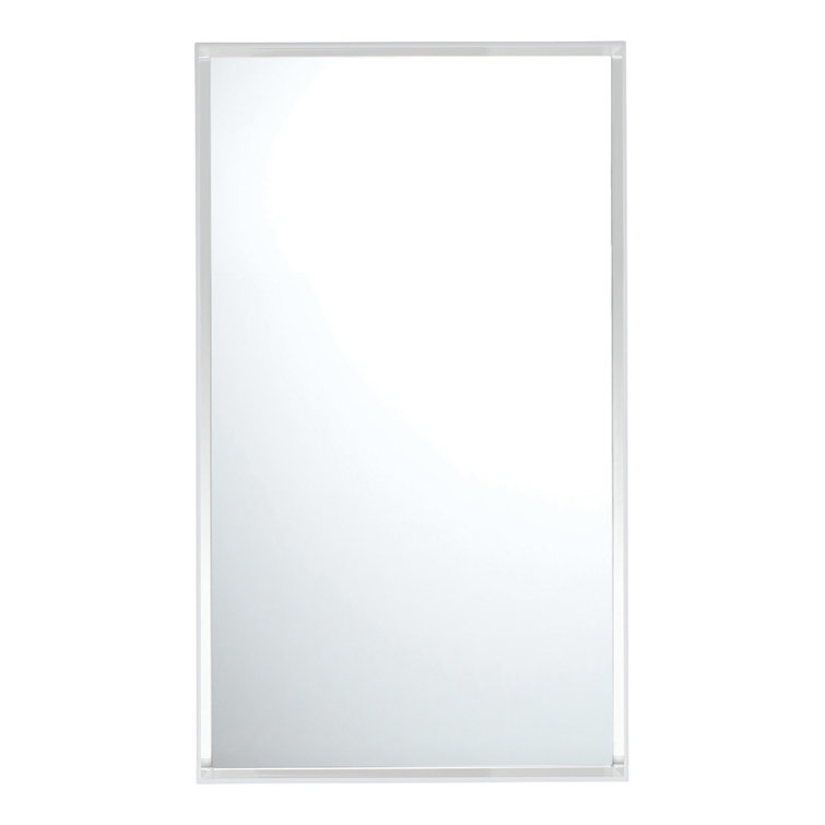 Starck's Glossy Black Full-Length Rectangular Mirror