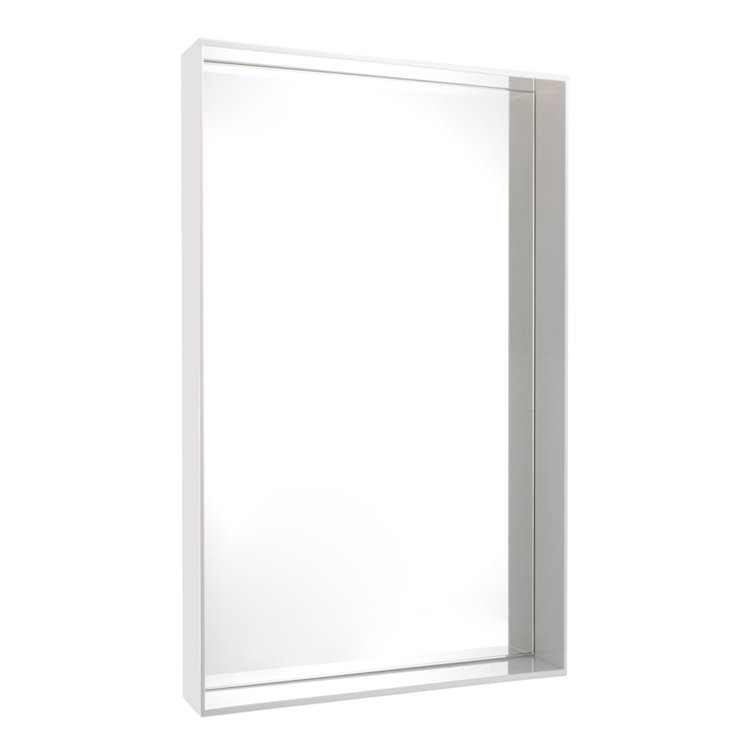 Starck's Glossy Black Full-Length Rectangular Mirror